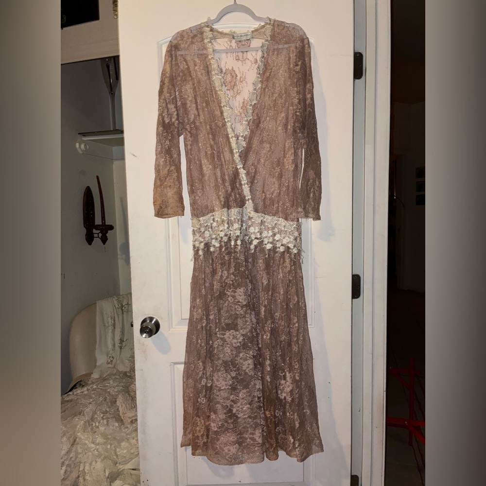 Jessica McClintock Lace Dress light pink